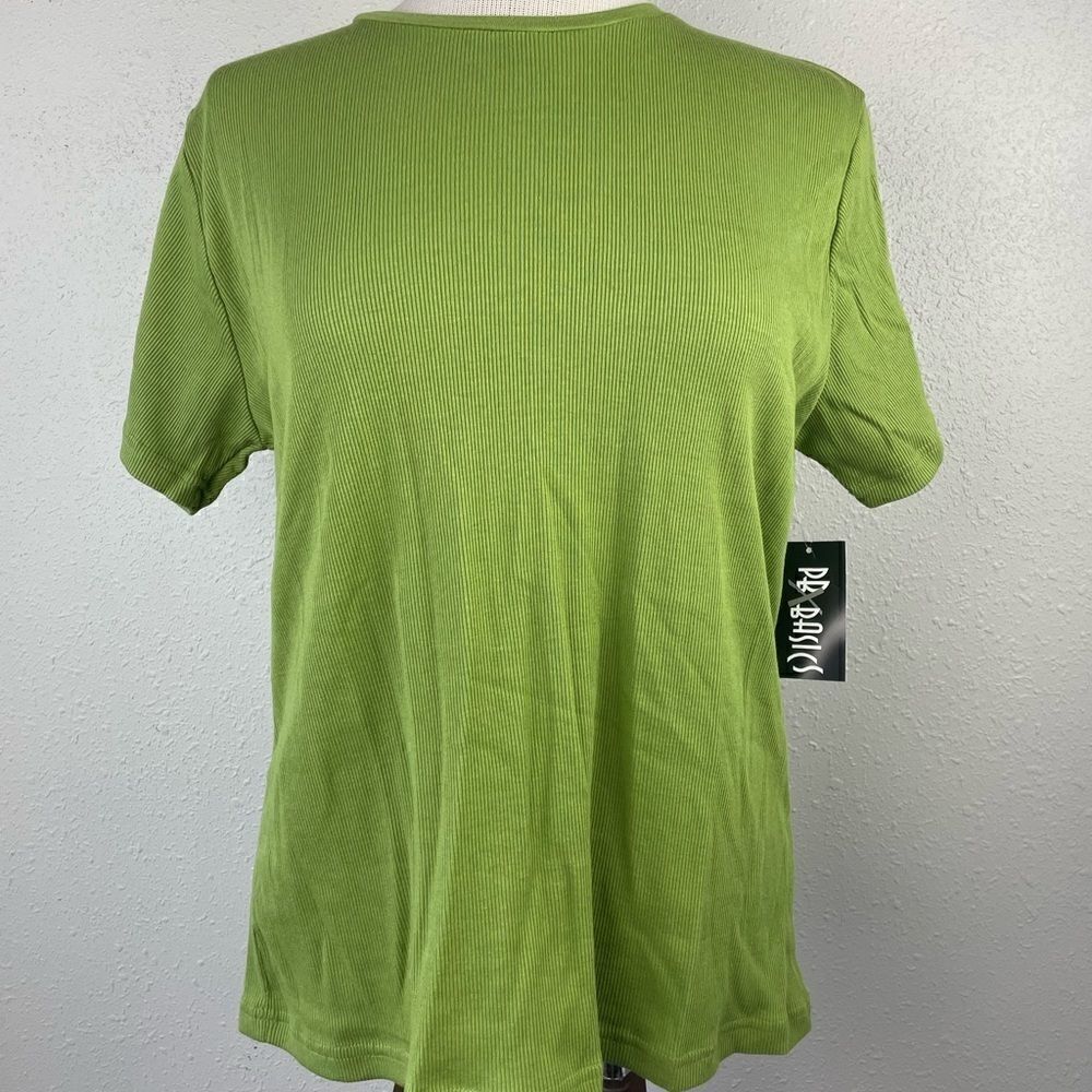 NWT BPX Basics Womens Green Shirt Size M